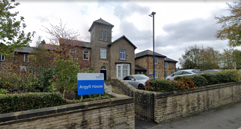 Front of Argyll House from Williamson Road